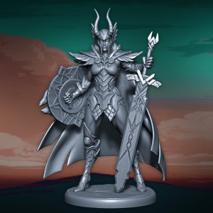 Guerrière d'Élite au Bouclier – Valkyrie de l'Ombre - Lily's Mini