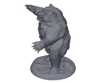 Ours Dressé – Figurine Animale pour Tabletop