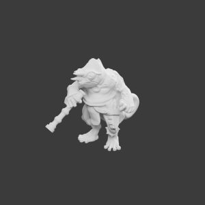 Caméléon Assassin – Figurine Homme Lézard pour Tabletop