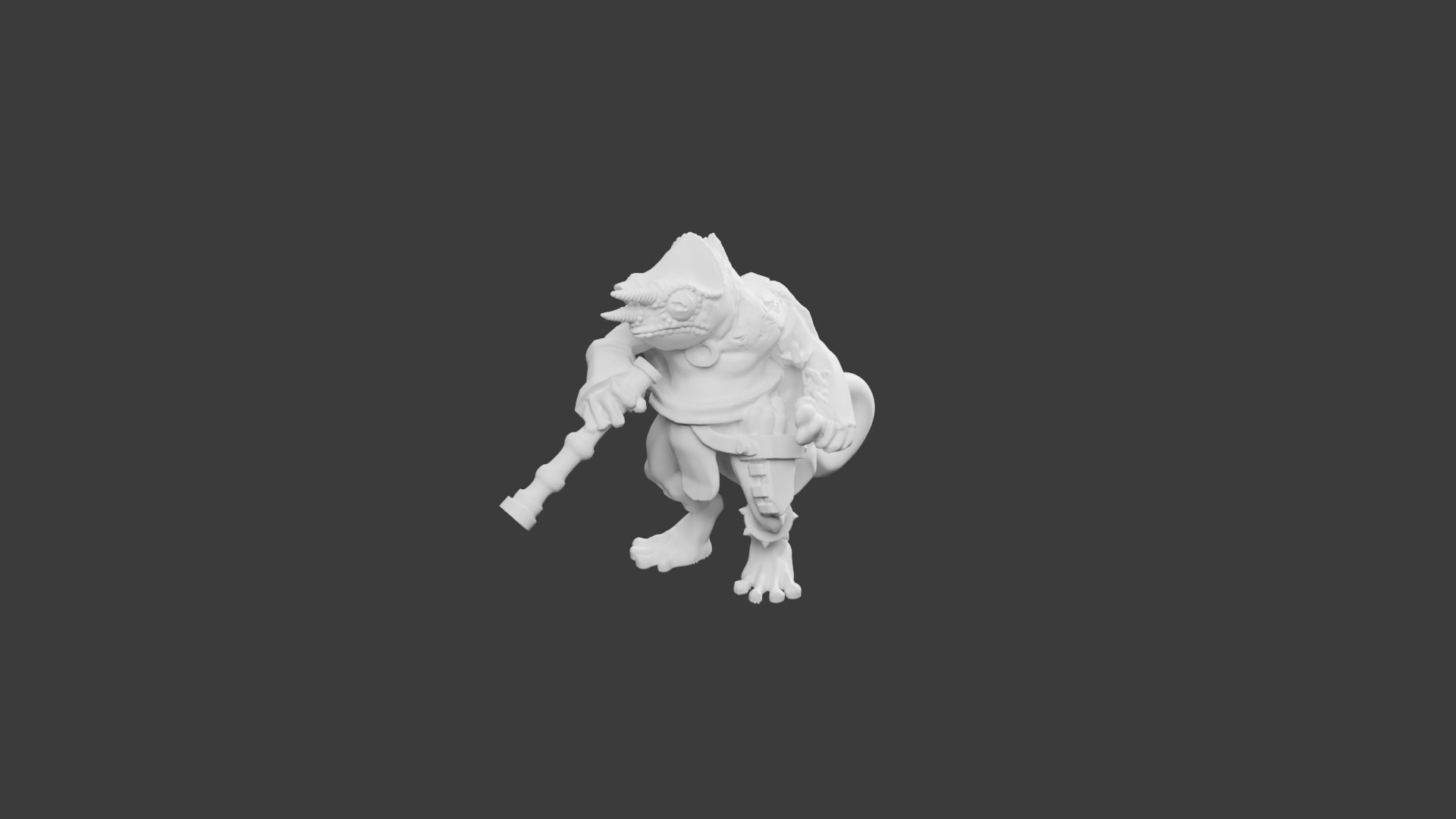 Caméléon Assassin – Figurine Homme Lézard pour Tabletop