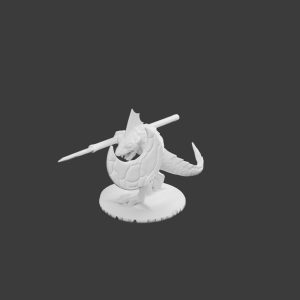 Homme Lézard Combattant #1 – Figurine Héroïc Fantasy pour Tabletop