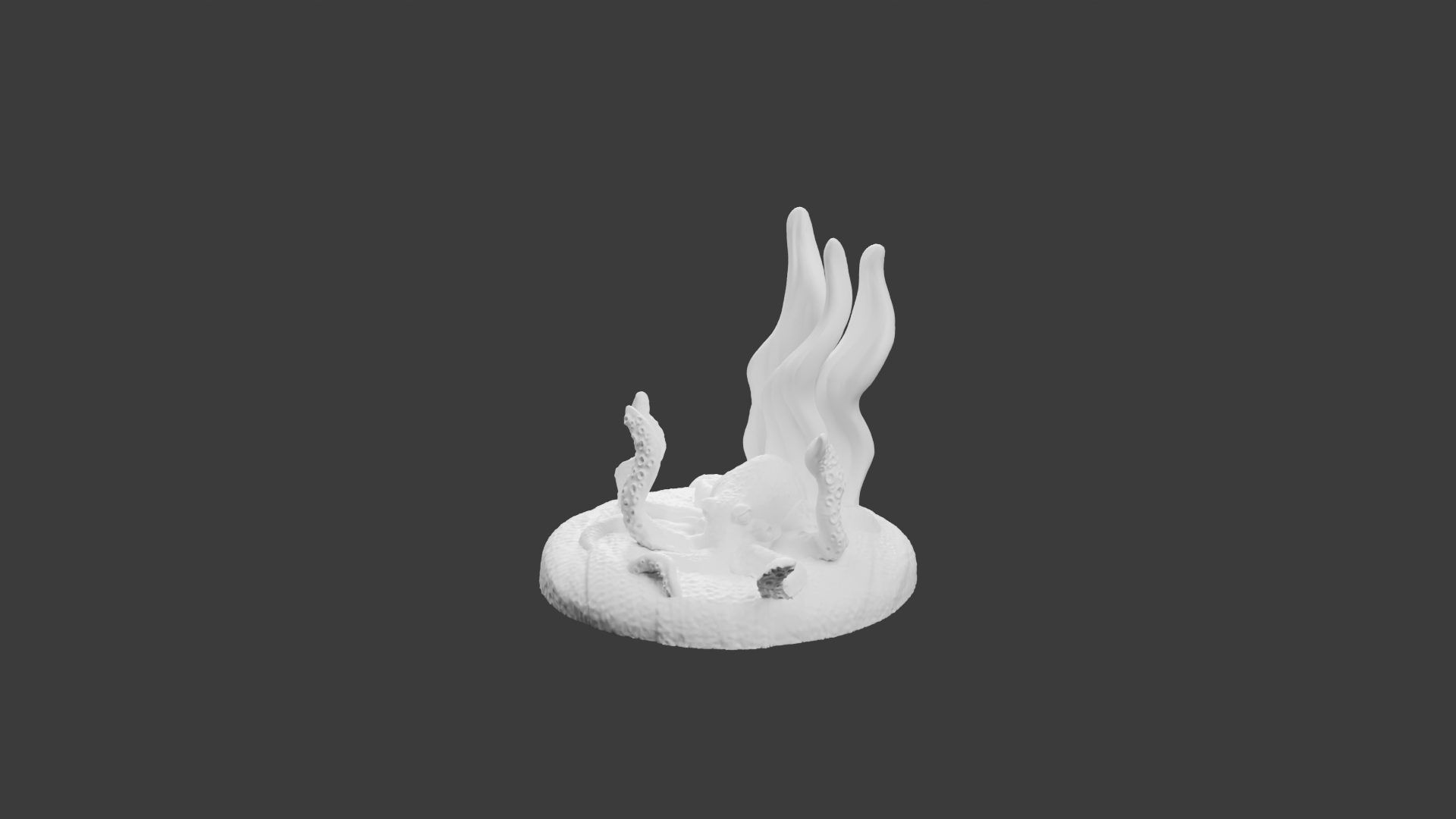 Pieuvre – En Action – Figurine Animale pour Tabletop