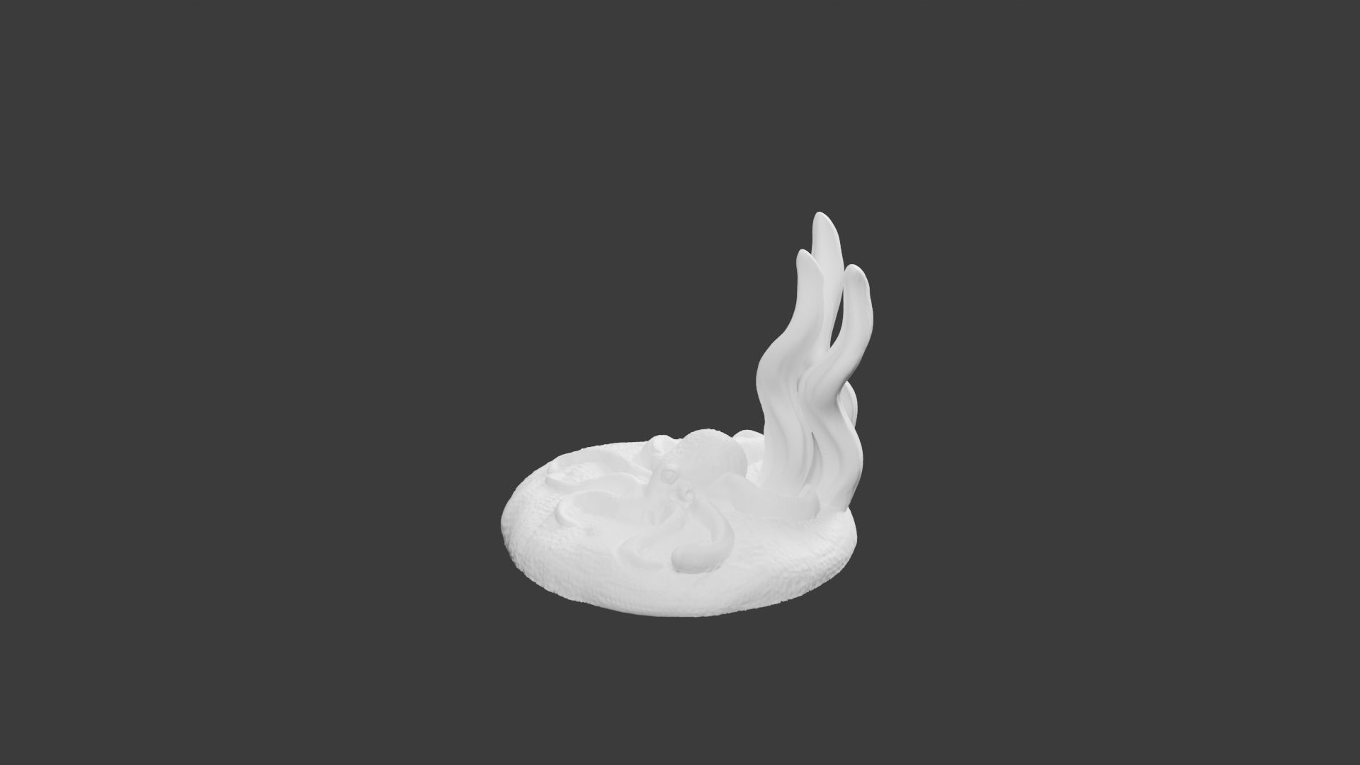 Pieuvre – Pose Détendue – Figurine Animale pour Tabletop