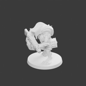 Rat Géant Lourd Pose 2 – Figurine Rat Mutant pour Tabletop
