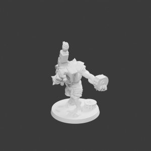 Rat Géant Lourd Pose 3 – Figurine Rat Mutant pour Tabletop