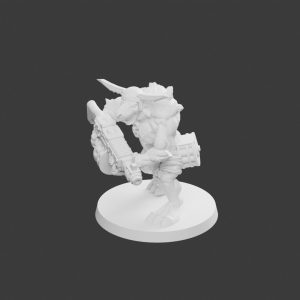 Rat Géant Tête d'Os 1 – Figurine Rat Mutant pour Tabletop