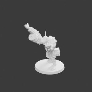 Rat Géant Tête d'Os 2 – Figurine Rat Mutant pour Tabletop