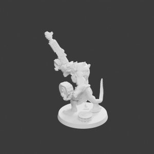 Rat Géant Tête d'Os 3 – Figurine Rat Mutant pour Tabletop