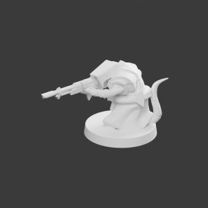 Rat Mutant Fusilier Lourd – Figurine Rat Mutant pour Tabletop