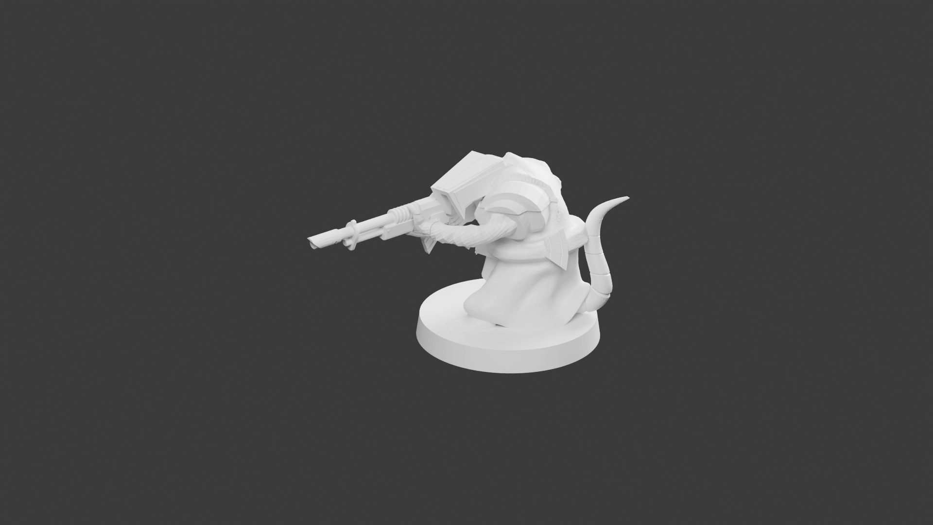 Rat Mutant Fusilier Lourd – Figurine Rat Mutant pour Tabletop