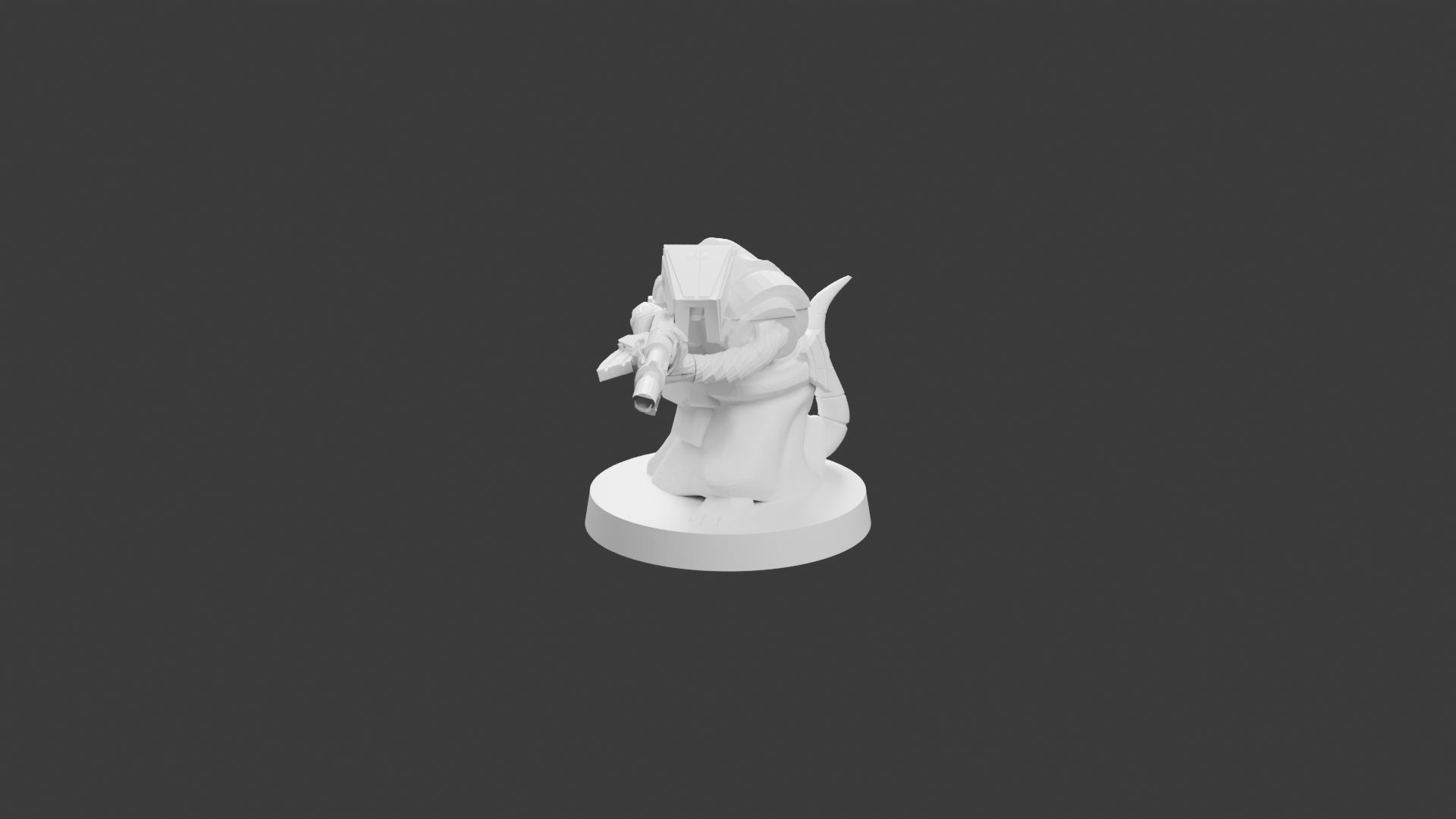 Rat Mutant Fusilier Lourd – Figurine Rat Mutant pour Tabletop – Image 2