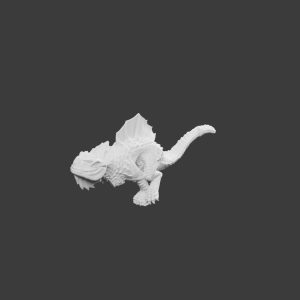 Salamandre #1 – Figurine Homme Lézard pour Tabletop