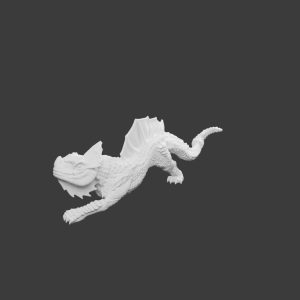 Salamandre #2 – Figurine Homme Lézard pour Tabletop