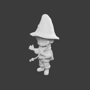 Sorcier Chibi – Figurine Héroïc Fantasy pour Tabletop