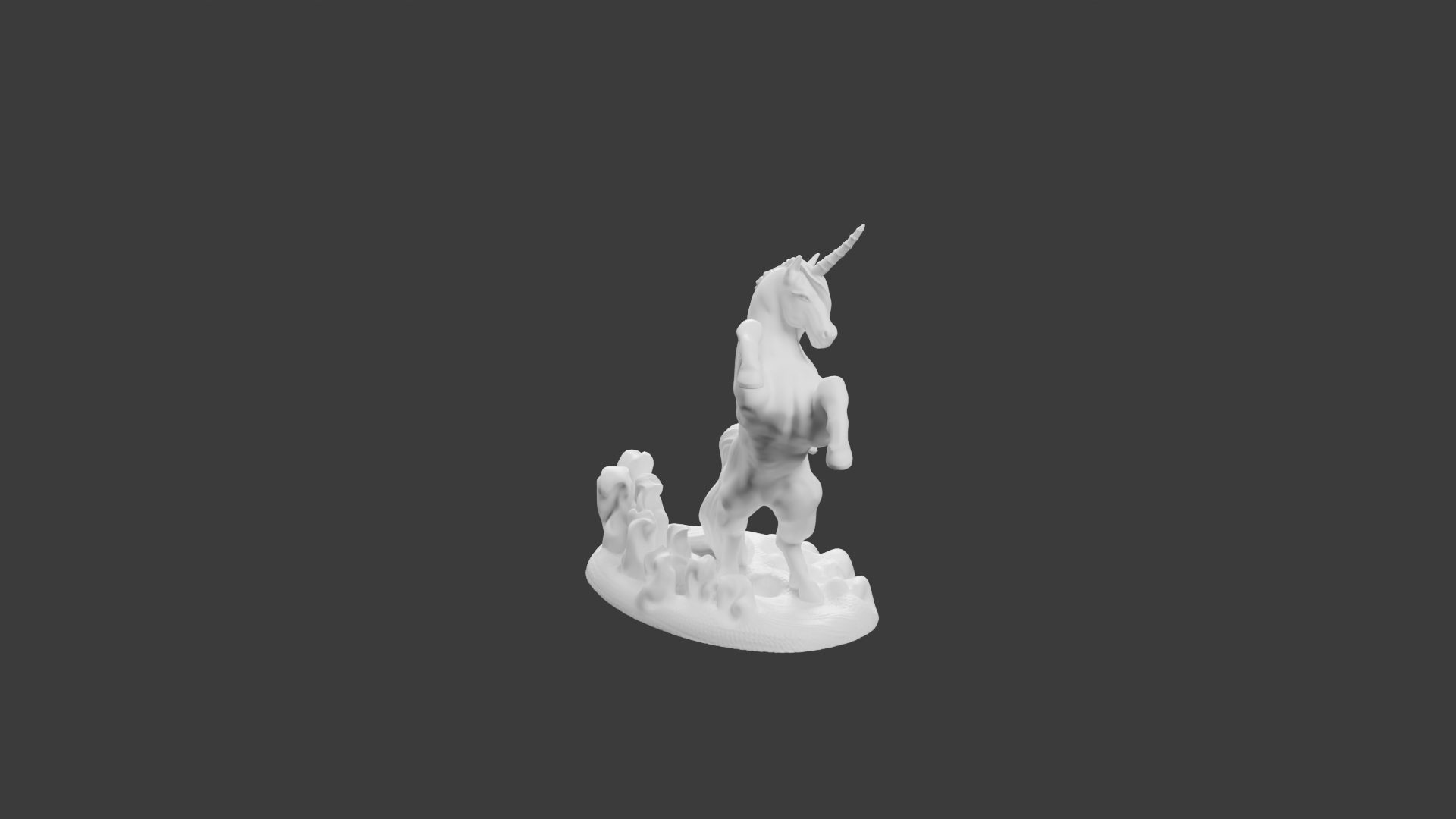 Licorne – En Action – Figurine Animale pour Tabletop